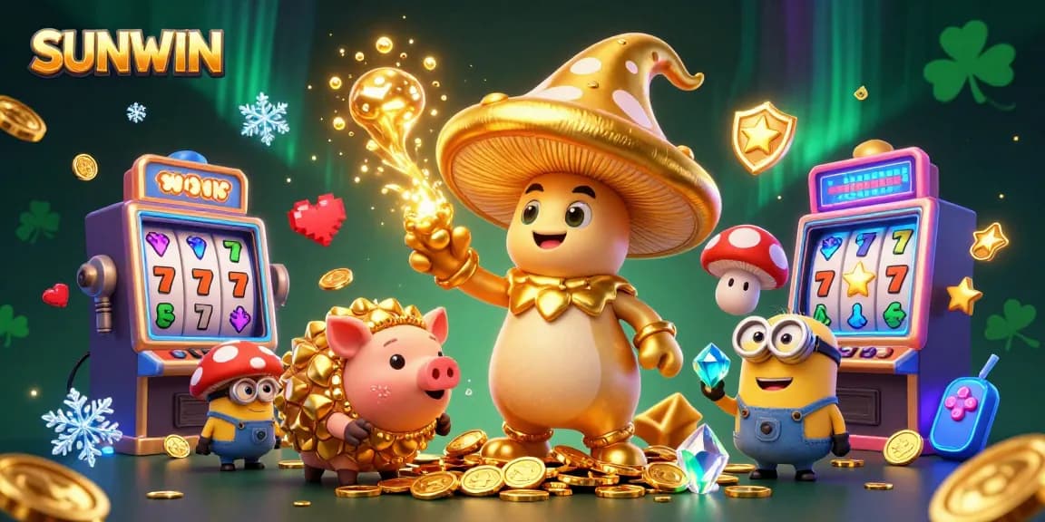 SUNWIN offers magical gaming experiences with golden elements and dynamic slot machines for players.