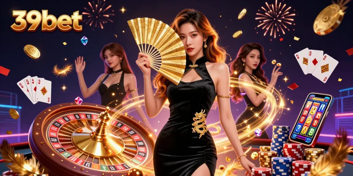 Experience the thrill of 39bet with dazzling slots and captivating casino games in a vibrant setting.
