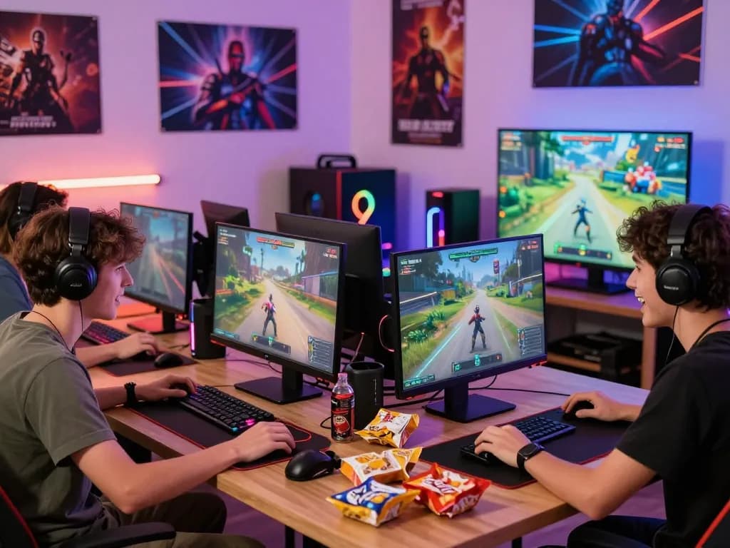 Engaging gaming experience at www.mantra88.com with diverse players enjoying a multiplayer session and vibrant atmosphere.