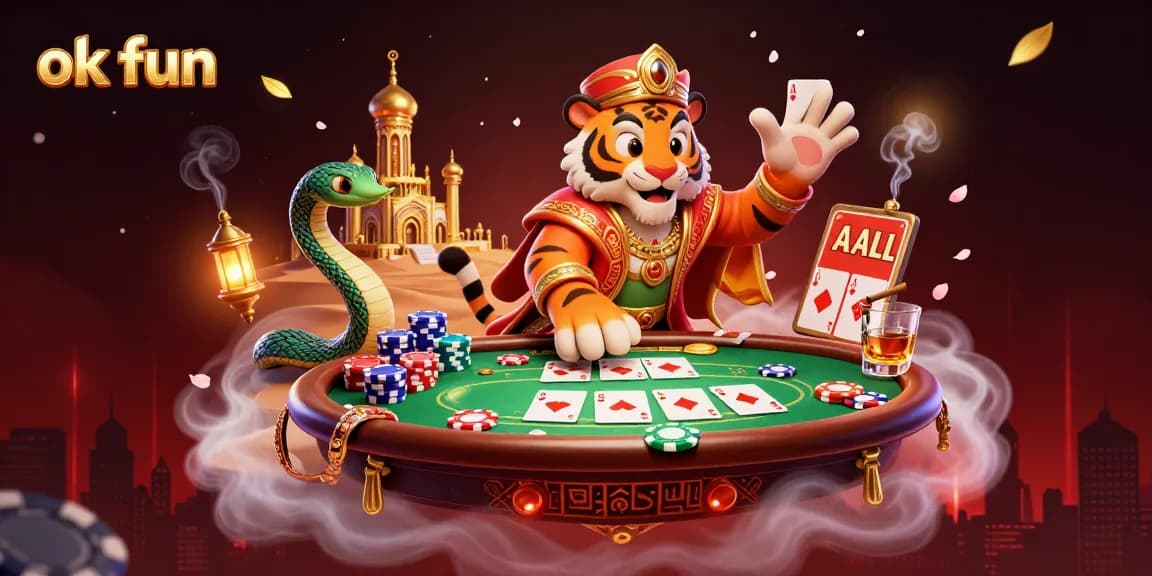 Experience immersive gambling fun with the vibrant characters and casino elements from ok fun.