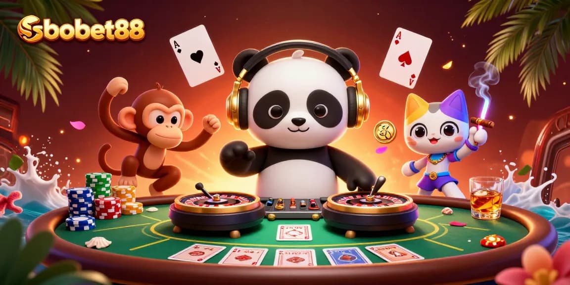 sbobet88 captures the excitement of online sports betting with vibrant casino characters