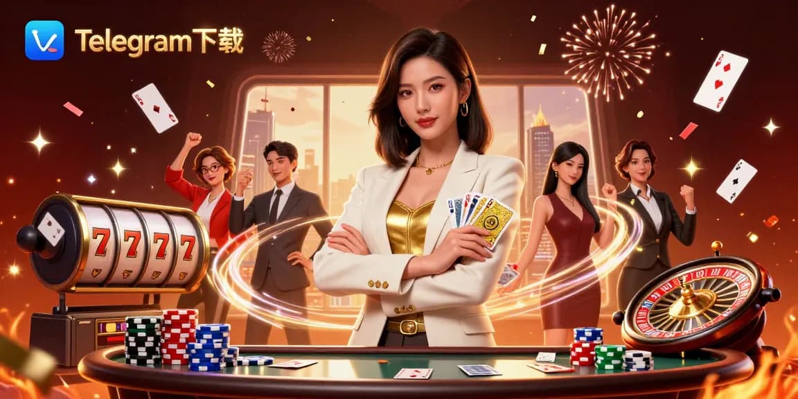 通过Telegram下载感受兴奋，参与刺激的赌场游戏，赢取金色纸牌和筹码。