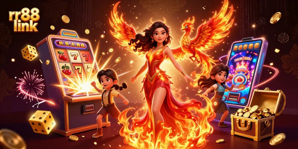 Spin the reels at rr88 link with excitement as a stunning casino scene unfolds.