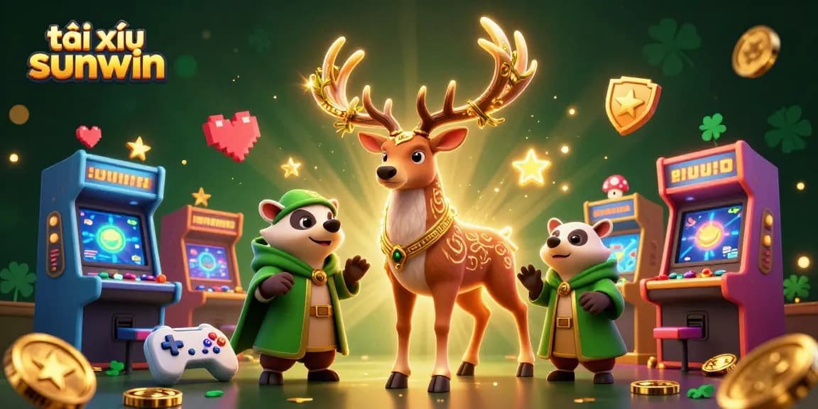 Engage in tài xỉu sunwin with vibrant colors and dynamic game machines illuminating winning moments.