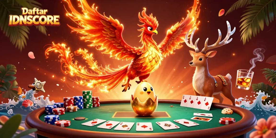 Engage in thrilling gameplay now with Daftar IDNSCORE as you explore exciting poker adventures.