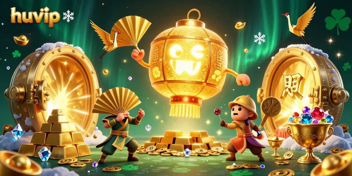 Experience thrilling gameplay at huvip with vibrant casino elements and enchanting characters.