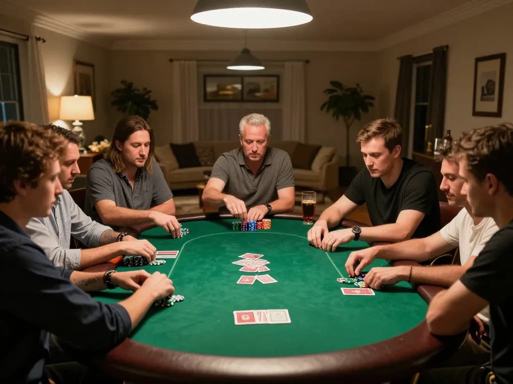 Play poker at home with strategies in mind, featuring nhacaiuytinn for safe gaming.