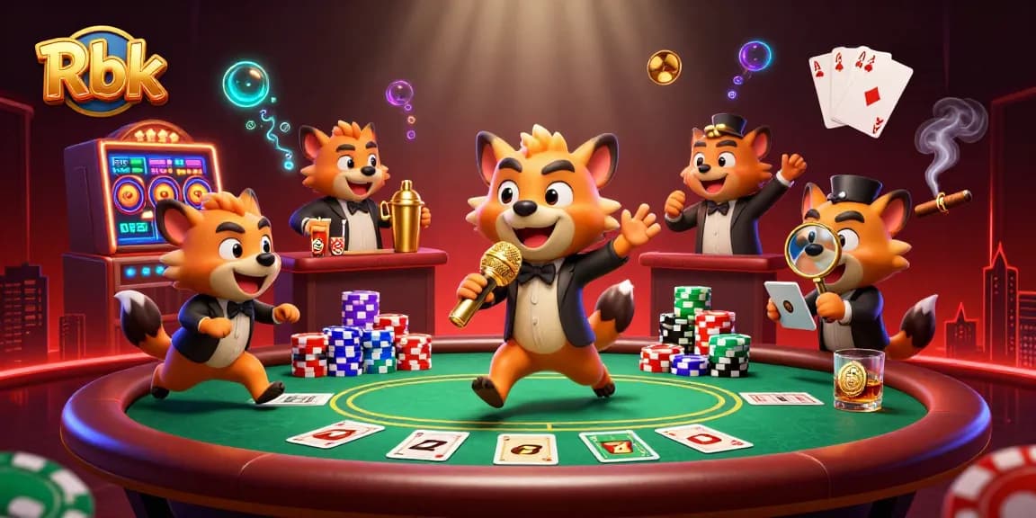 Experience thrilling moments at Rbk casino with hyenas as entertainers in a vibrant setting.