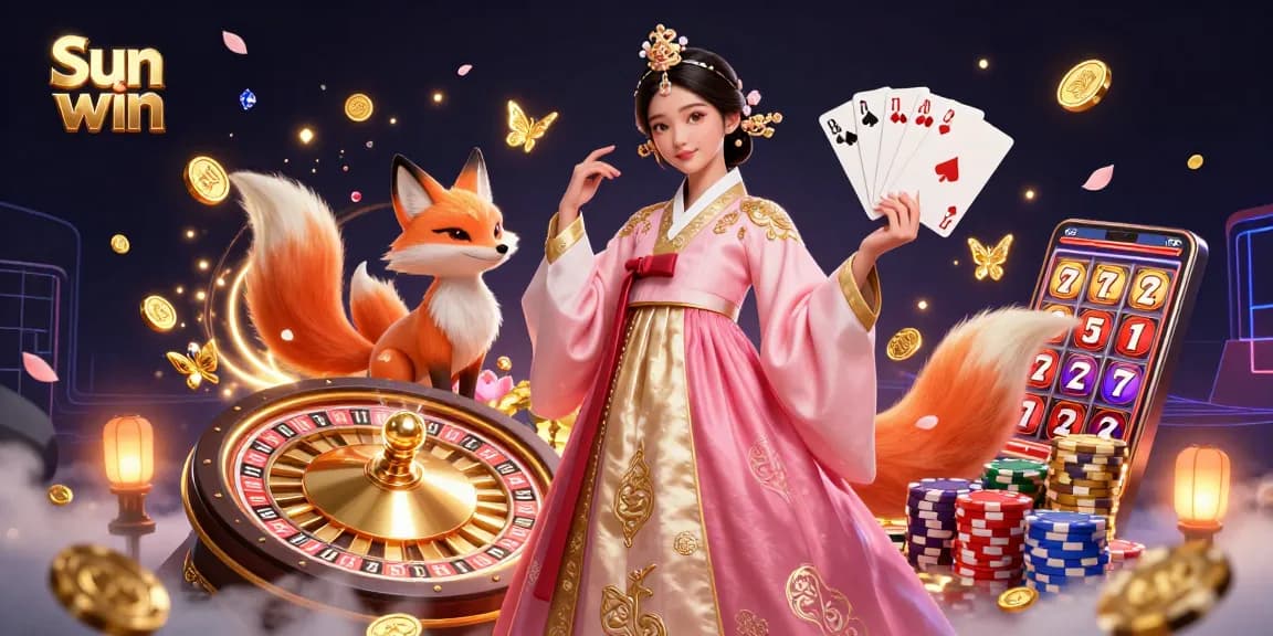 Experience the thrill of Sun win with vibrant gaming elements and enchanting characters.