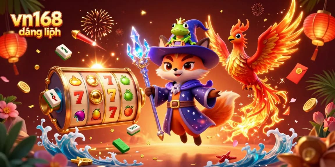 Experience the thrill of vn168 đăng nhập with captivating character designs and engaging casino vibes.