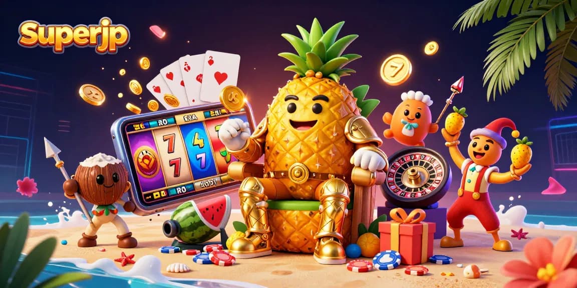 Engage with superjp while exploring vibrant casino scenes full of thrilling slot action.