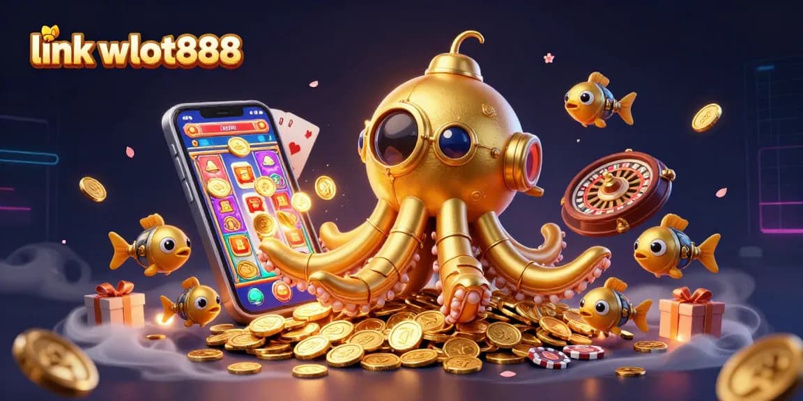 Menangkan slot menarik di link wslot888 dengan ilustrasi 3D keran emas dan permainan kasino lainnya yang memukau.