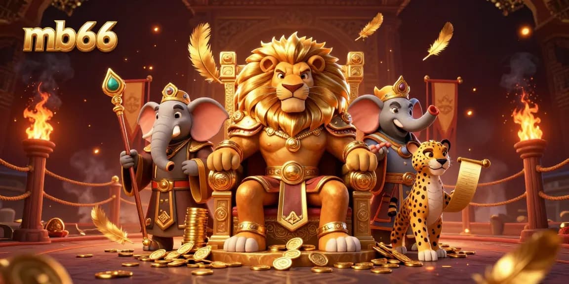 Experience thrilling moments at mb66 casino with dynamic characters in an opulent environment.