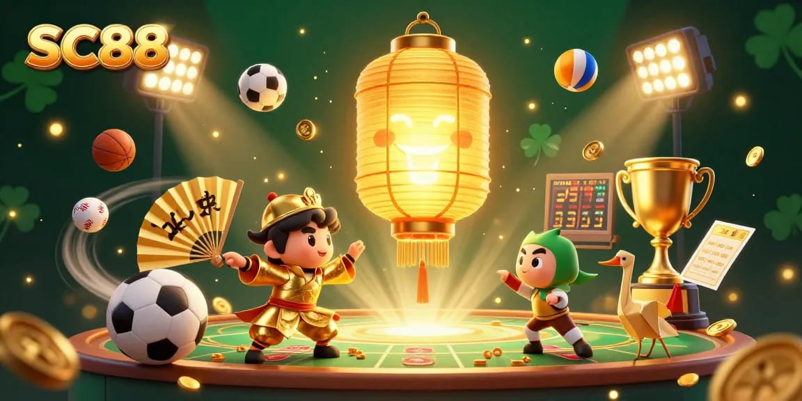 Join the action at SC88's sports betting casino with 3D lantern spirit and dynamic game elements.