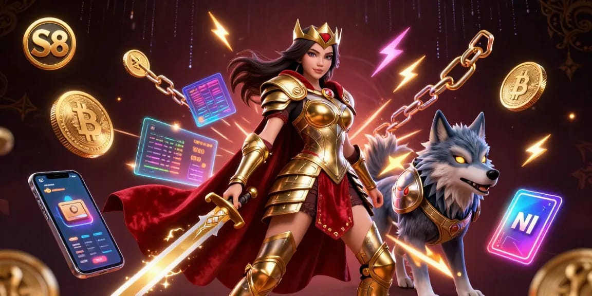 S8 provides thrilling crypto-driven gaming with vibrant visuals and dynamic action.