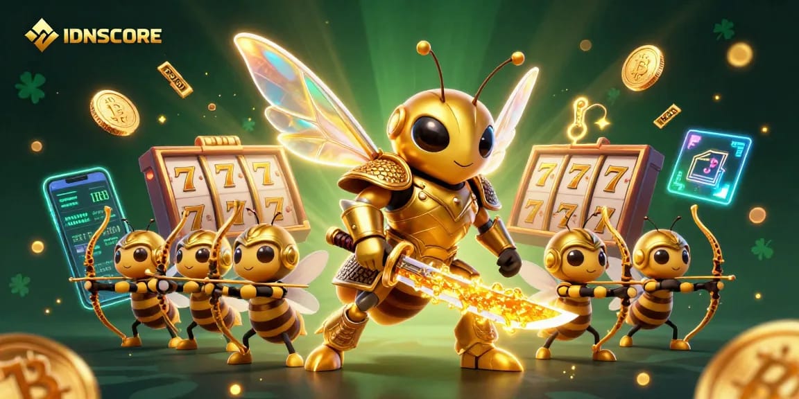 IDNSCORE brings a dynamic gaming experience with exciting slots, shimmery coins, and interactive play.