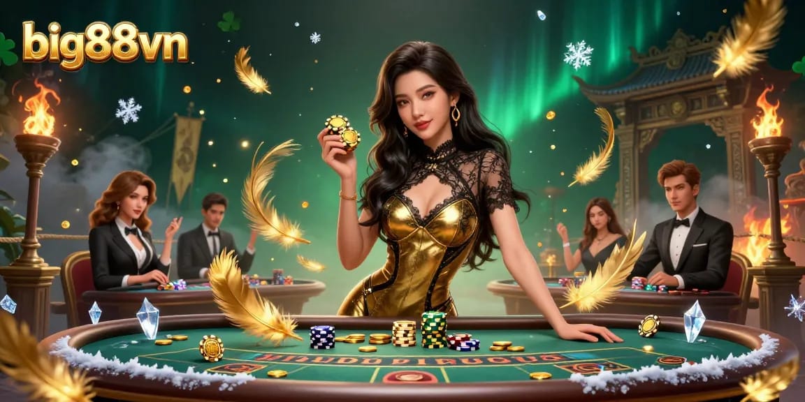 Join the high-stakes action at big88vn, where confident players engage at exclusive baccarat tables.