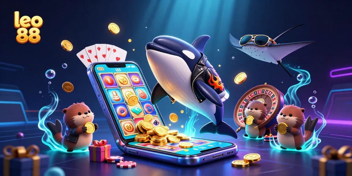 Engage with exciting leo 88 slot gameplay featuring vibrant characters and rich casino elements.