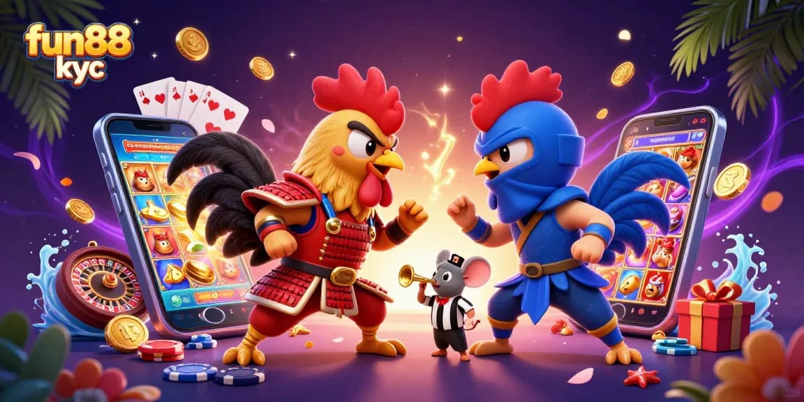 Tham gia cá cược fun88 kyc với trận đấu gà 3D sôi động và trò chơi xổ số hấp dẫn.
