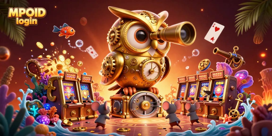 Experience the thrill of MPOID login to a dynamic casino floor filled with enchanting gaming elements.