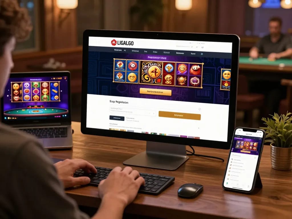 LIGALGO Daftar online gaming experience showcasing diverse slots and engaging features.