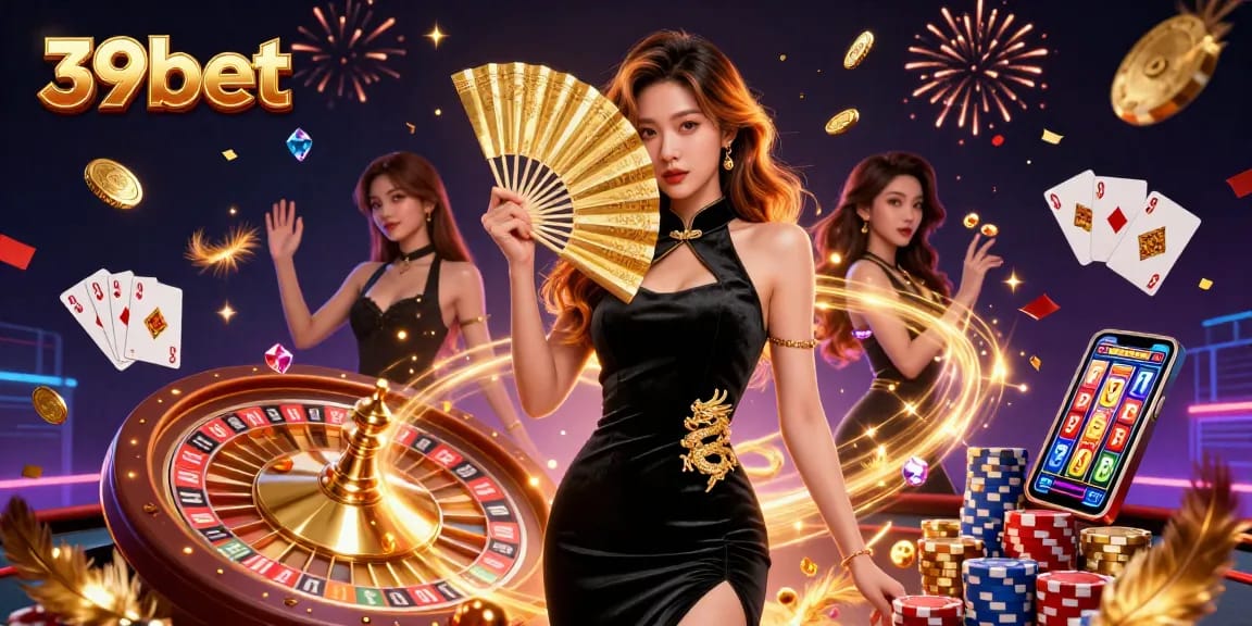 Experience the thrill of 39bet with dazzling slots and captivating casino games in a vibrant setting.