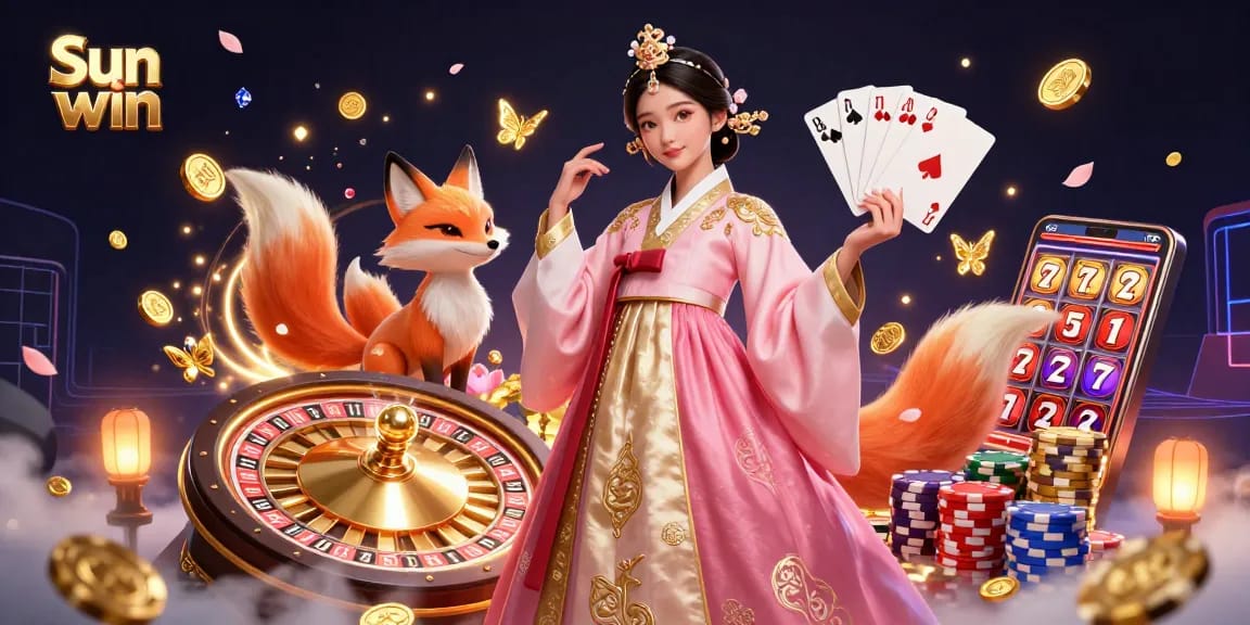 Experience the thrill of Sun win with vibrant gaming elements and enchanting characters.