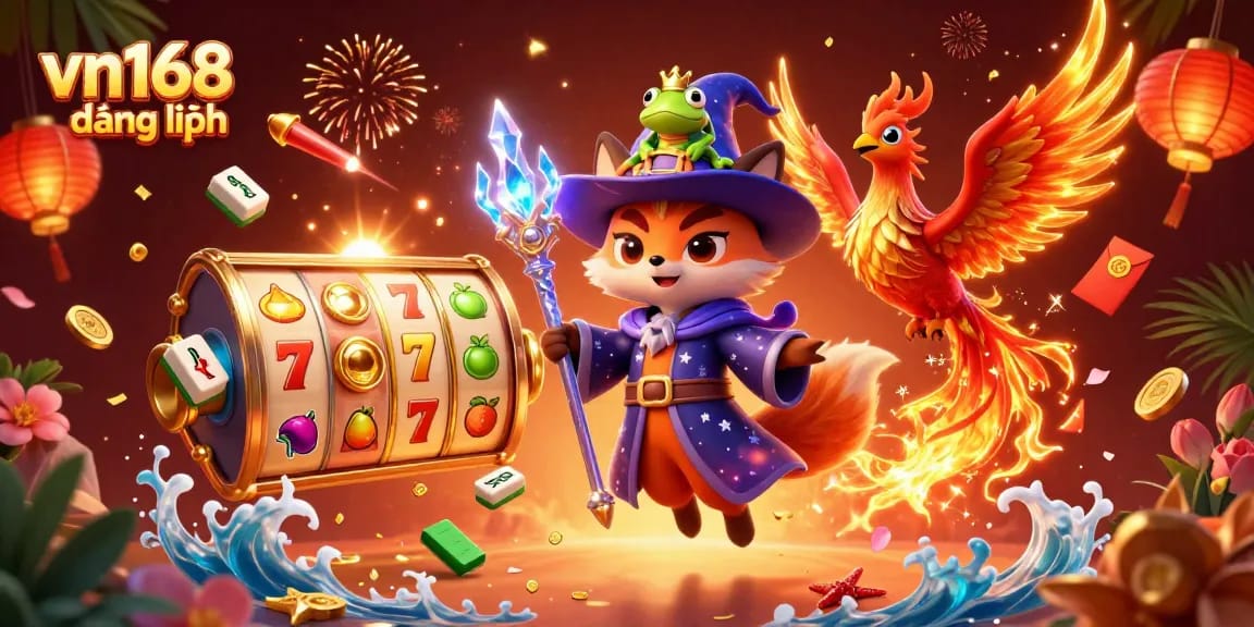 Experience the thrill of vn168 đăng nhập with captivating character designs and engaging casino vibes.