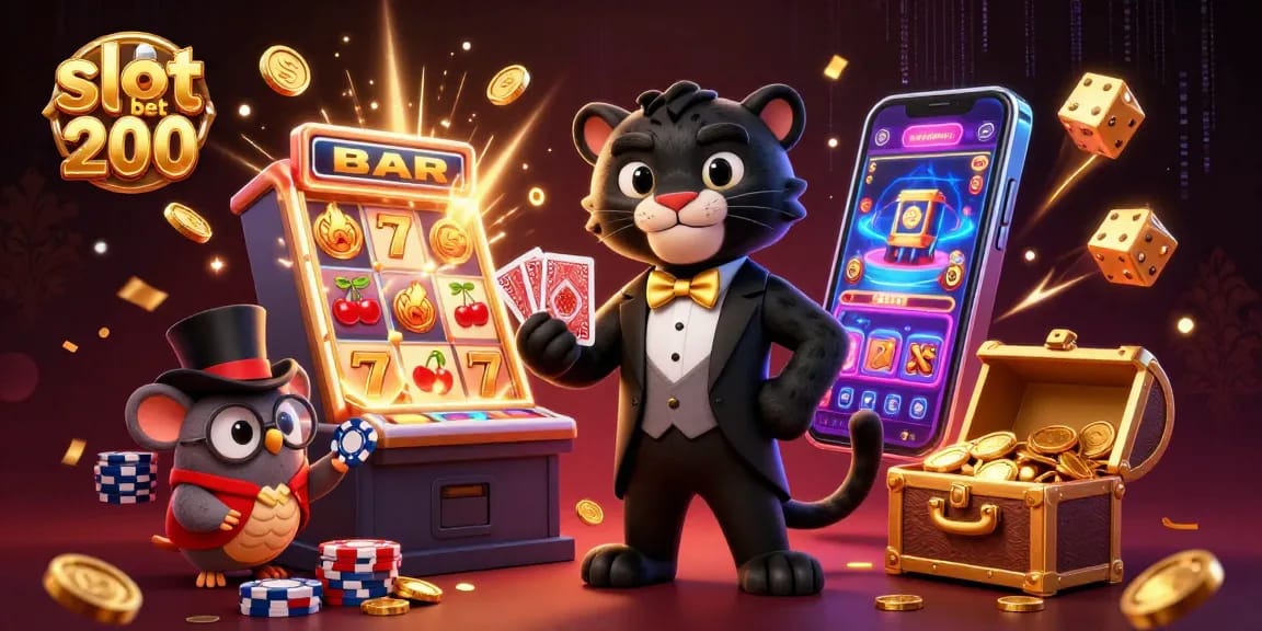 Experience excitement as you engage with slot bet 200 in a vibrant casino scene.