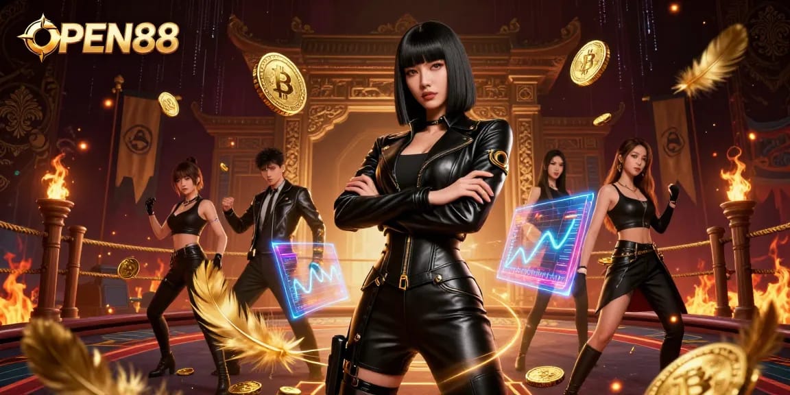 Experience thrilling gameplay at OPEN88 with stunning visuals of Asian themed casino elements.