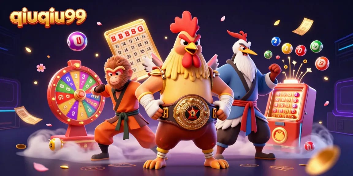 Engage in thrilling card games with qiuqiu99 as the Muay Thai rooster, Shaolin monkey, and crane master bring excitement to the table.
