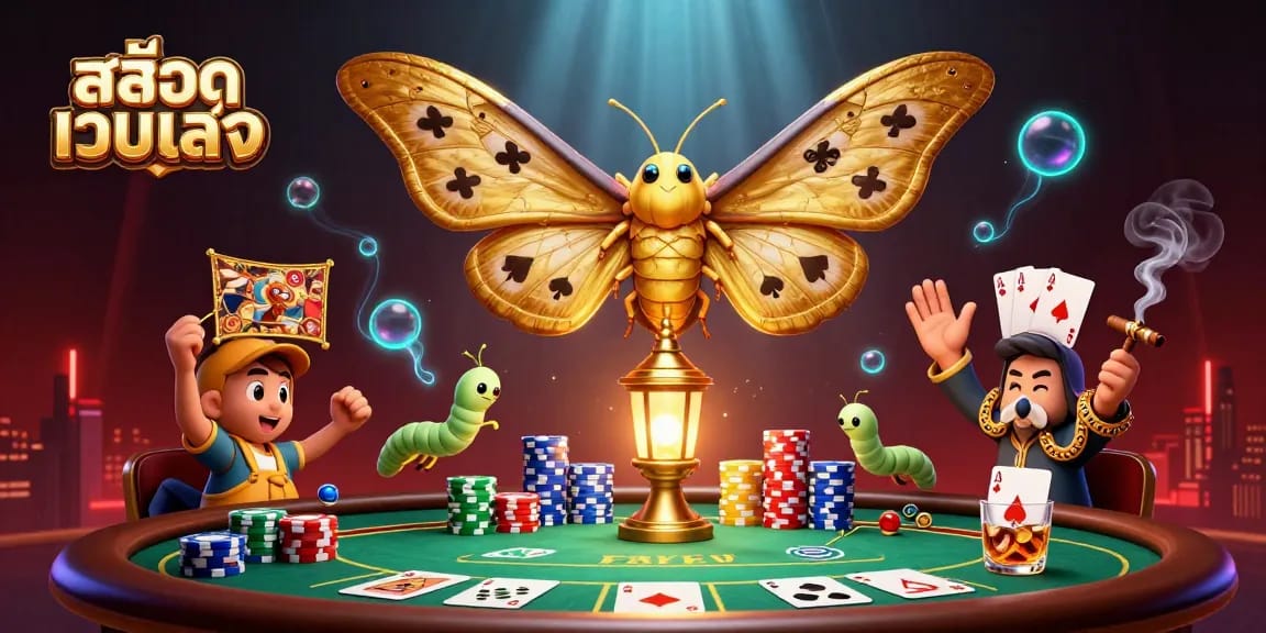 Spin the reels with สล็อตเว็บตรง as vibrant 3D characters and casino elements bring excitement to the scene.