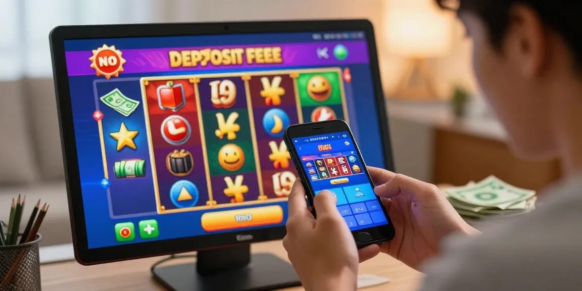 Engaging online gambling scene showcasing deposit tanpa minimal experience with colorful slot interface.