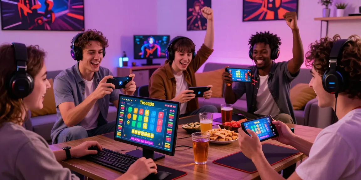 Tiranga Game players enjoying vibrant mobile gaming experiences in a cozy setting, showcasing color predictions and exciting gameplay.