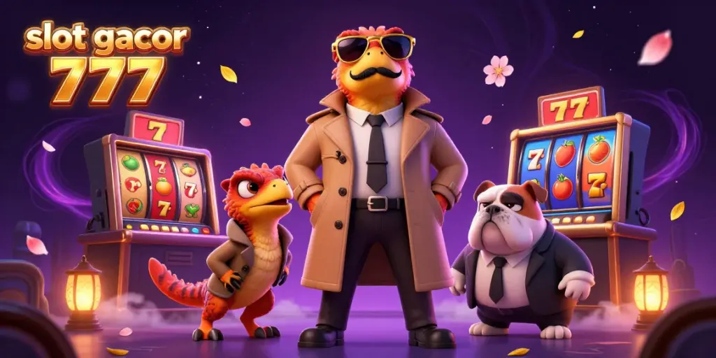 Raptors berpura-pura di VIP casino dengan elemen slot gacor 777 yang menarik perhatian.