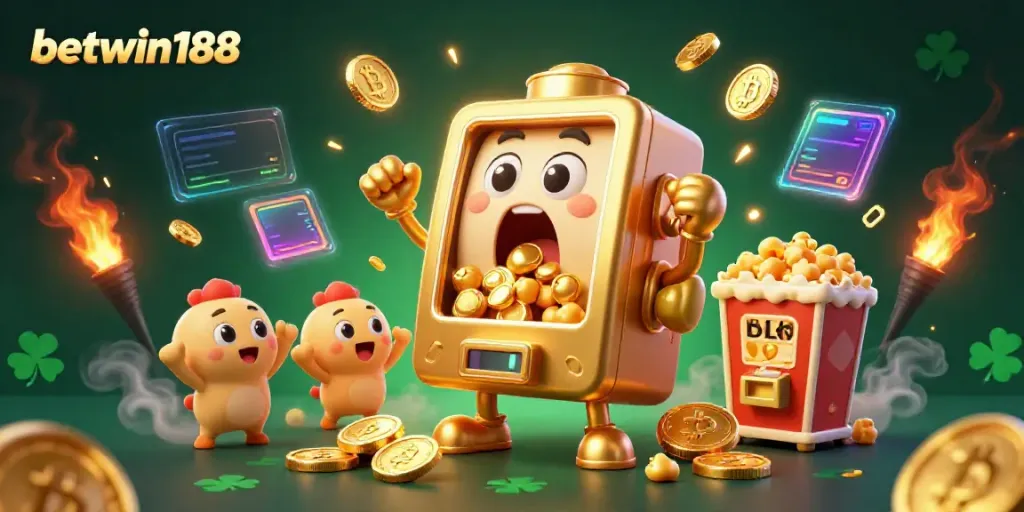 Mesin slot jackpot begitu menyenangkan di betwin188 dengan koin emas yang melimpah.