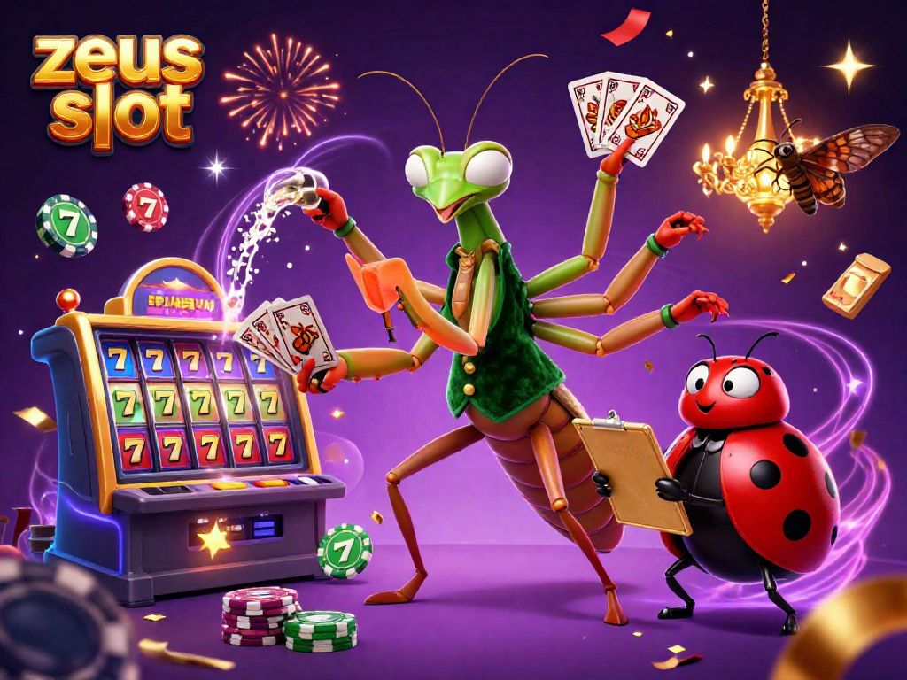 Spin the reels and win big with zeus slot in a vibrant casino scene filled with excitement.
