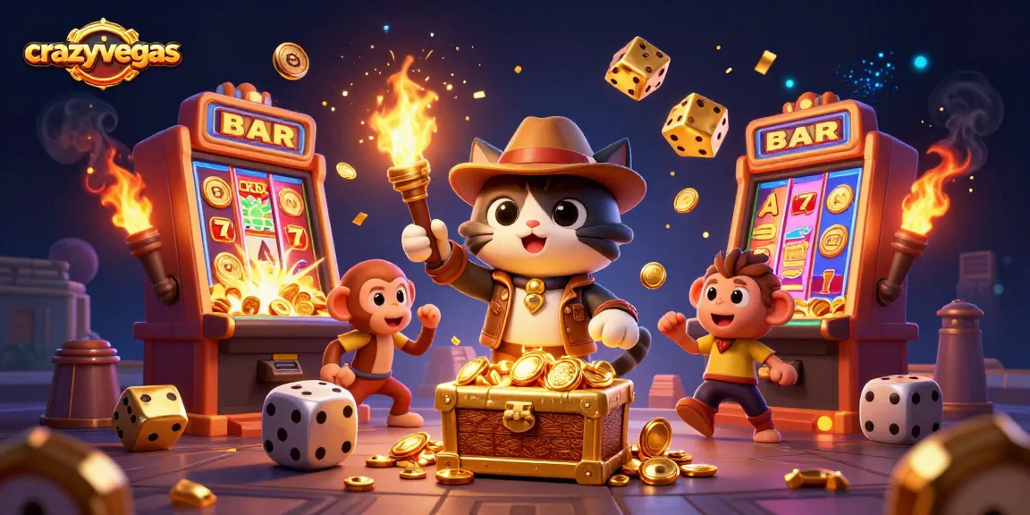 Cruise through the joy of winning at crazyvegas online casinos with a treasure-filled scene of fun and fortune.