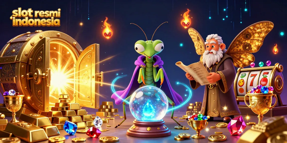 Slot resmi indonesia: Menang besar dengan simbol slot dan karakter ajaib di kasino virtual.