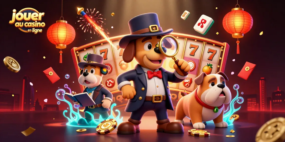 Engagez-vous avec des machines à sous et des jeux passionnants tout en jouant au casino en ligne dans cette scène vibrante remplie de riches détails.