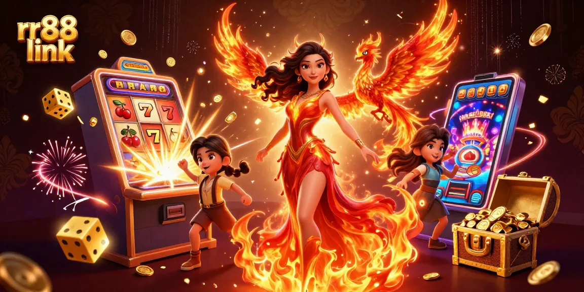 Spin the reels at rr88 link with excitement as a stunning casino scene unfolds.