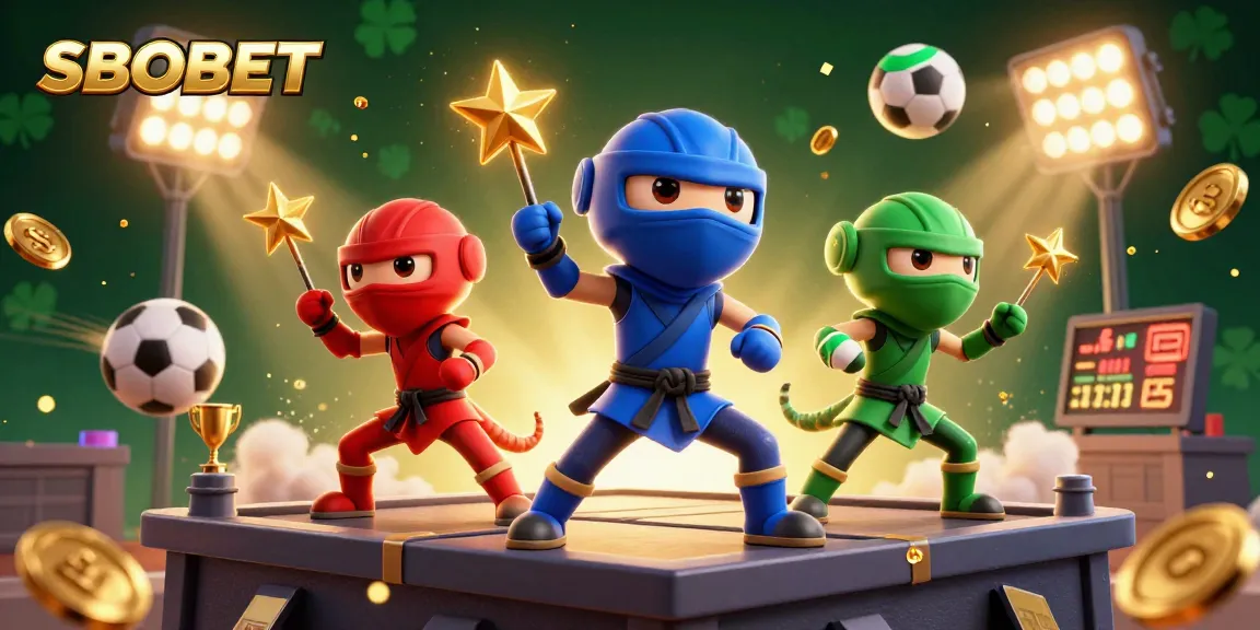 Menangkan taruhan dengan SBOBET bersama tim ninja chameleon dalam aksi dinamis sekaligus!