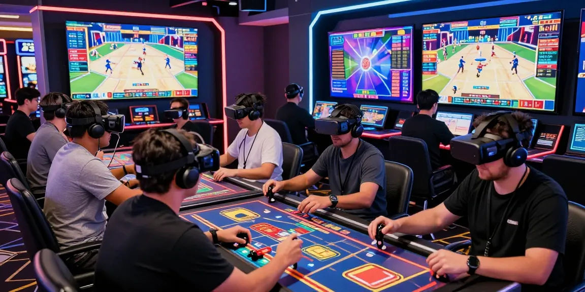 LUCK8 engaging diverse players in a vibrant virtual casino setting, showcasing interactive gaming experience.