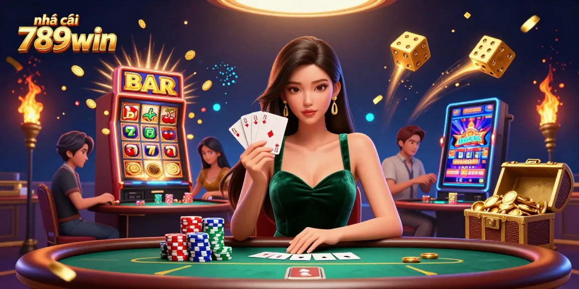 Engage with the exciting world of nhà cái 789win as a focused player strategizes at a luxury casino table.