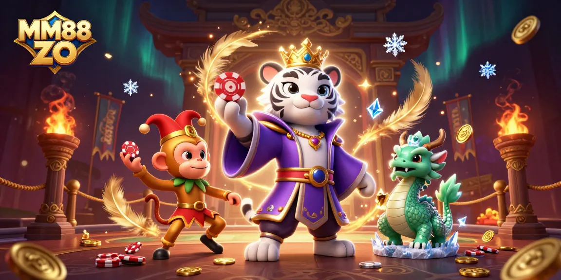 Engage in exciting gameplay at MM88 ZO with vibrant characters and casino elements