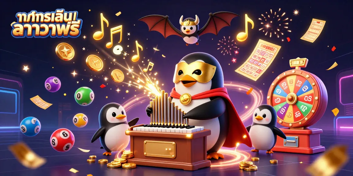 Experience ทดลองเล่นบาคาร่าฟรี as the phantom opera penguin plays while lottery elements burst with excitement.