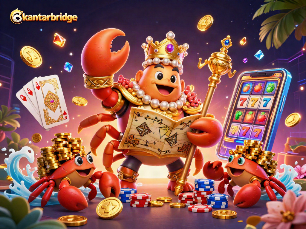 Win big with kantarbridge strategies in a vibrant casino-themed digital art.