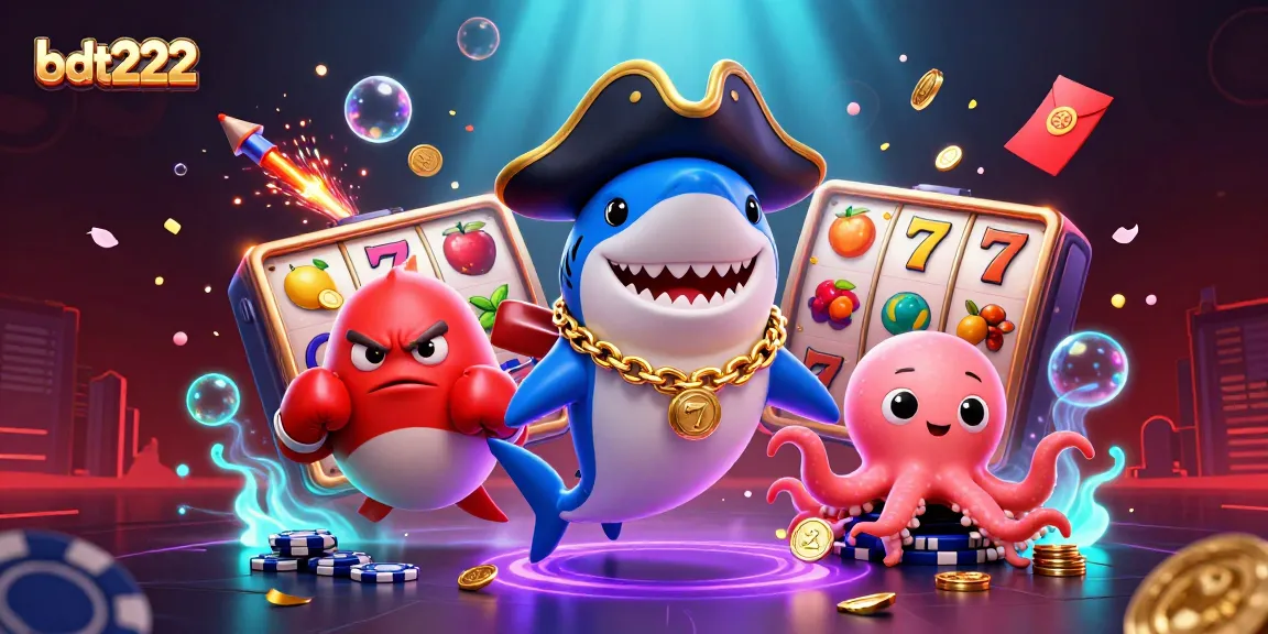 Engage with exciting gameplay on bdt222 through a vibrant casino adventure with colorful characters.