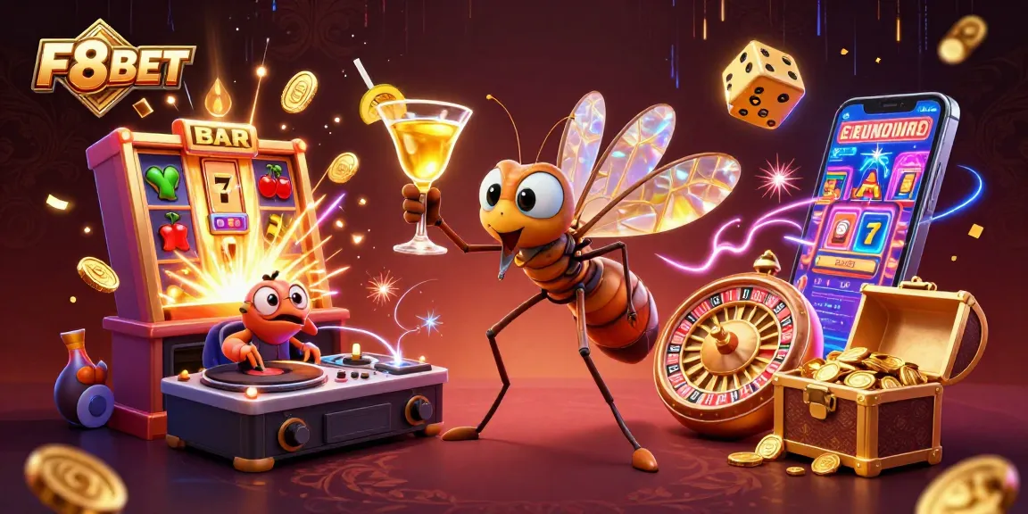 Experience the best of F8BET with a dynamic casino scene featuring a vibrant atmosphere and thrilling games.
