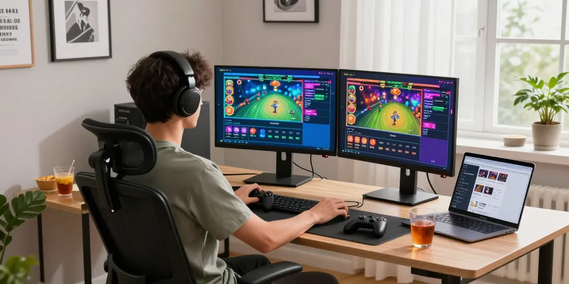 Engaging online gaming setup featuring Link Alternatif Cemeslot for fast access and maximum protection.